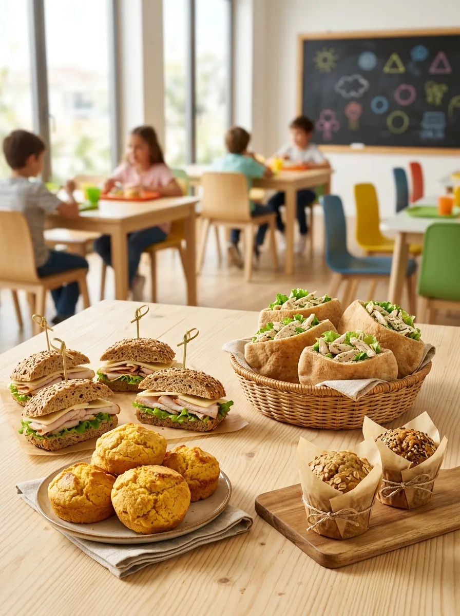 Cardápio preparado para crianças e adolescentes